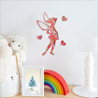 Tinkerbell 3 with Hearts (Textured pattern)