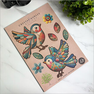 Pop-Out: Patchwork Birds