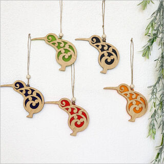Hanging Ornament: Koru Kiwi