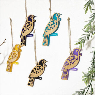 Hanging Ornament: Koru Tui