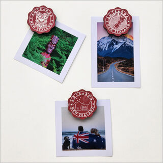 Magnet Pop-Out: Circle Red Aotearoa Set