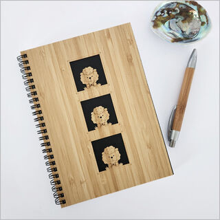 Small Bamboo Journal Square: Sheep