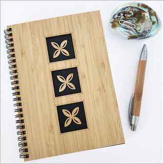 Small Bamboo Journal Square: Tapa 4