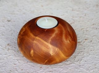 ancient kauri candle holders