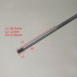 Product Thumbnail: 700mm 1/4 Flex Shaft With Welded Prop Shaft