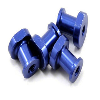 LW CNC Standoff for 1-Piece (Blue) (YE, RTR) by JQRacing