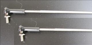 Control Rod With Ball End x 2