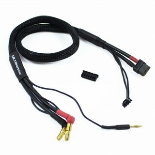 2S CHARGE CABLE LEAD WITH XT60 - 4MM & 5MM BULLET CONNECTOR 60CM
