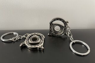 Metal Spinning Rotor Key ring