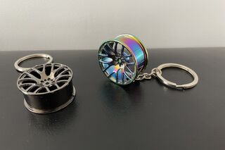 Metal Mag Wheel Key Ring