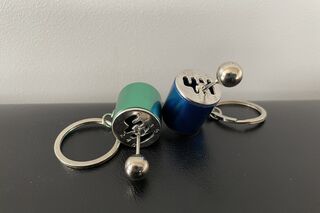 Metal Gearbox Shifter Key Ring  Actually Shifts through Gears