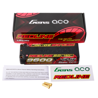 Gens Ace Redline 2.0 9600mAh 2S 7.6V 140C HardCase