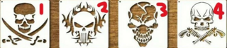 Skull Stencils 2