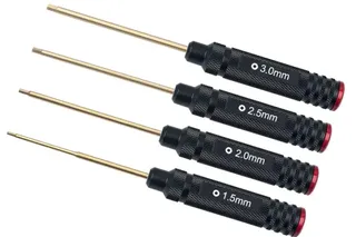 Titanium Hex Screwdriver Set 4pcs