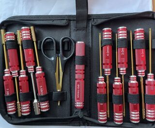 14pc Red Tool Set in Storage Bag