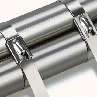 Heavy-Duty Stainless-Steel Cable Ties x 10