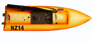 Bevan Alan Mono Hull with Nitro Super Tiger 75 AMRTR