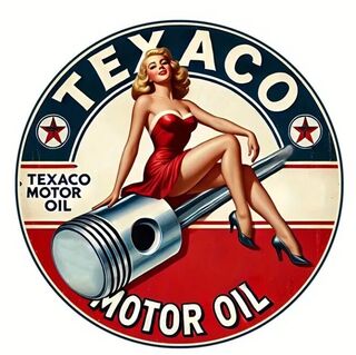 Taxaco Lady Vinyl Decal