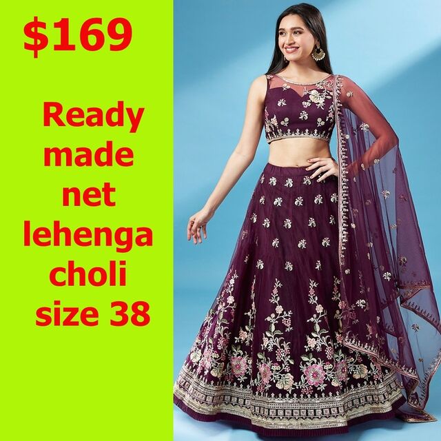 Readymade Net Lehenga Choli