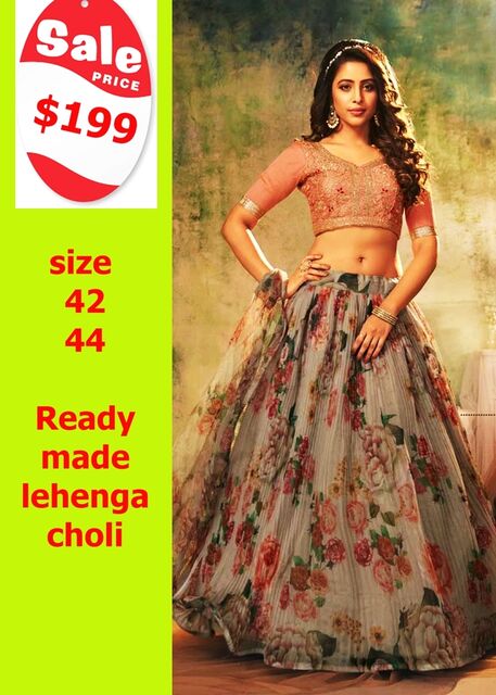 Designer Readymade Lehenga Choli