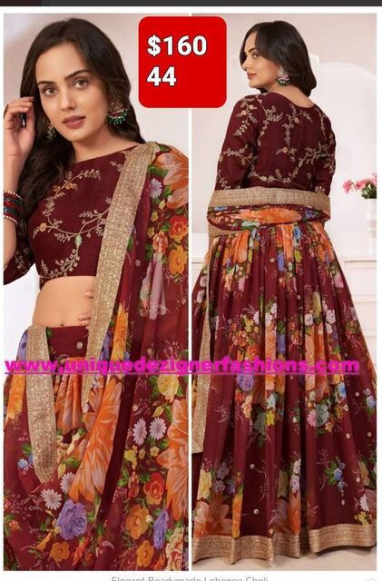 Elegant  Readymade Lehenga Choli