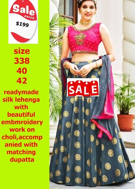 Designer Readymade Lehenga Choli