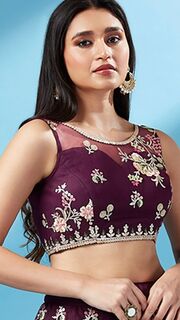 Readymade Net Lehenga Choli