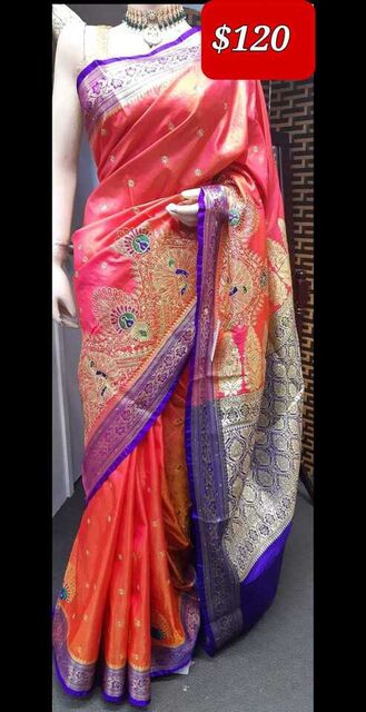 look stunning in this south silk saree 