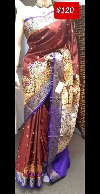 look stunning in this south silk saree 