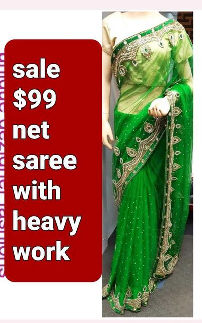 Designer Net Saree