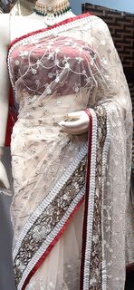 Dazzle in elegance  in this beautiful net saree