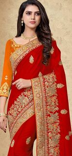 Grab this eyecatching designer  saree 