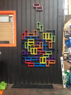 Tetris Feature Wall