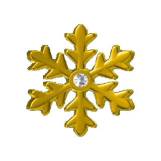 18K Gold Snowflake