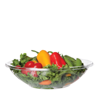 PLA Squat Salad Bowl Base 48oz (1420ml) - Detpak