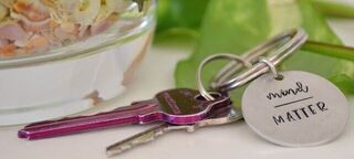 Handstamped Keyrings