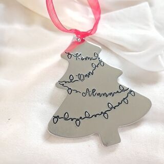 Personalised Christmas Tree Decoration