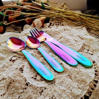 Rainbow Cutlery Set for KIDS