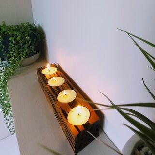 Matai Tealight for 4 Candles
