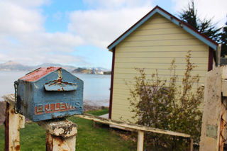 Gorgeous boat houses and 'cribs' on our bike ride