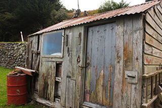 Gorgeous boat houses and 'cribs' on our bike ride