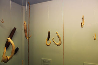 Fishing hooks at Southland Museum, Invercargill