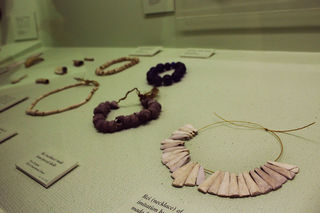 Necklaces at Southland Museum, Invercargill