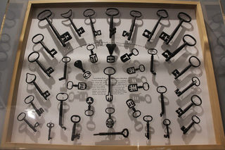 Some of the amazing key collection at Southland Museum, Invercargill