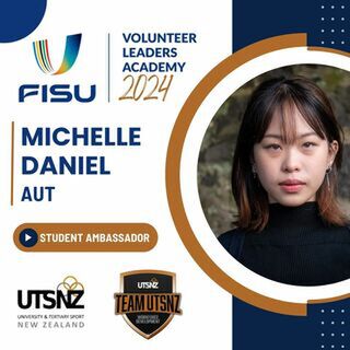 Michelle Daniel from AUT to Represent New Zealand in FISU Volunteer Leaders Academy