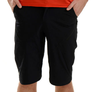 Mecca - Slim Fit Baggy Cycle Shorts (Black)