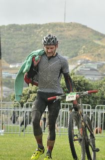 Beaten... Crazyman Wellington - Vadar Men's Cycle Jersey