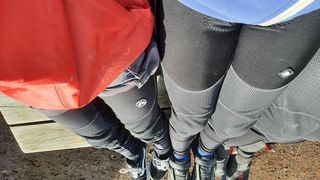 Winter Cycle Pants in Action on the Old Coach Road - Ohakune