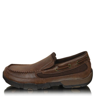 Twisted X Mens Casual Driving Mocs Boat Slip On