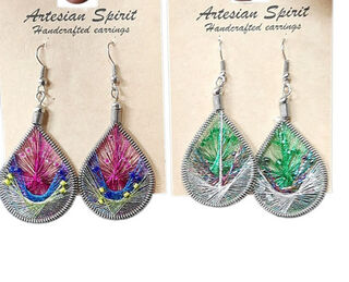 Western Express Threaded Earrings